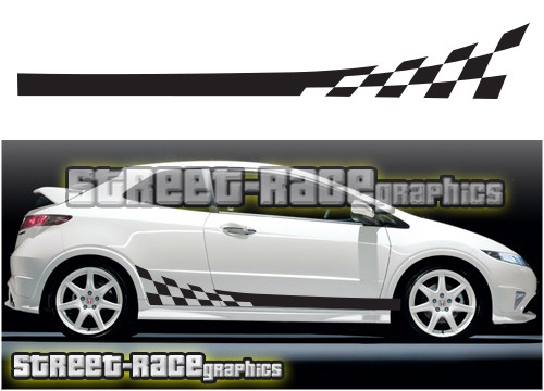Honda side 009 racing - , stripes