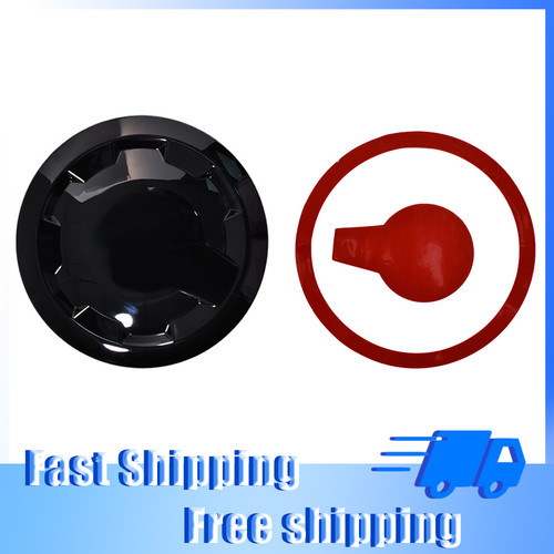 Gloss black fuel cap cover - fuel,