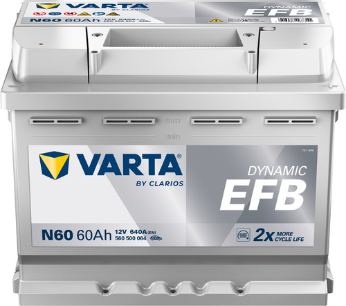 Varta blue efb n60 - varta, 027efb