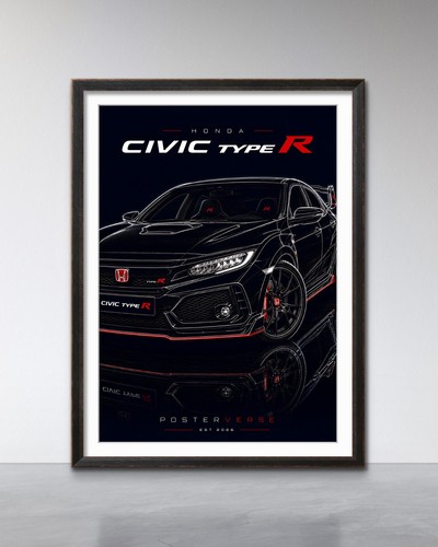 Honda civic type poster - civic,